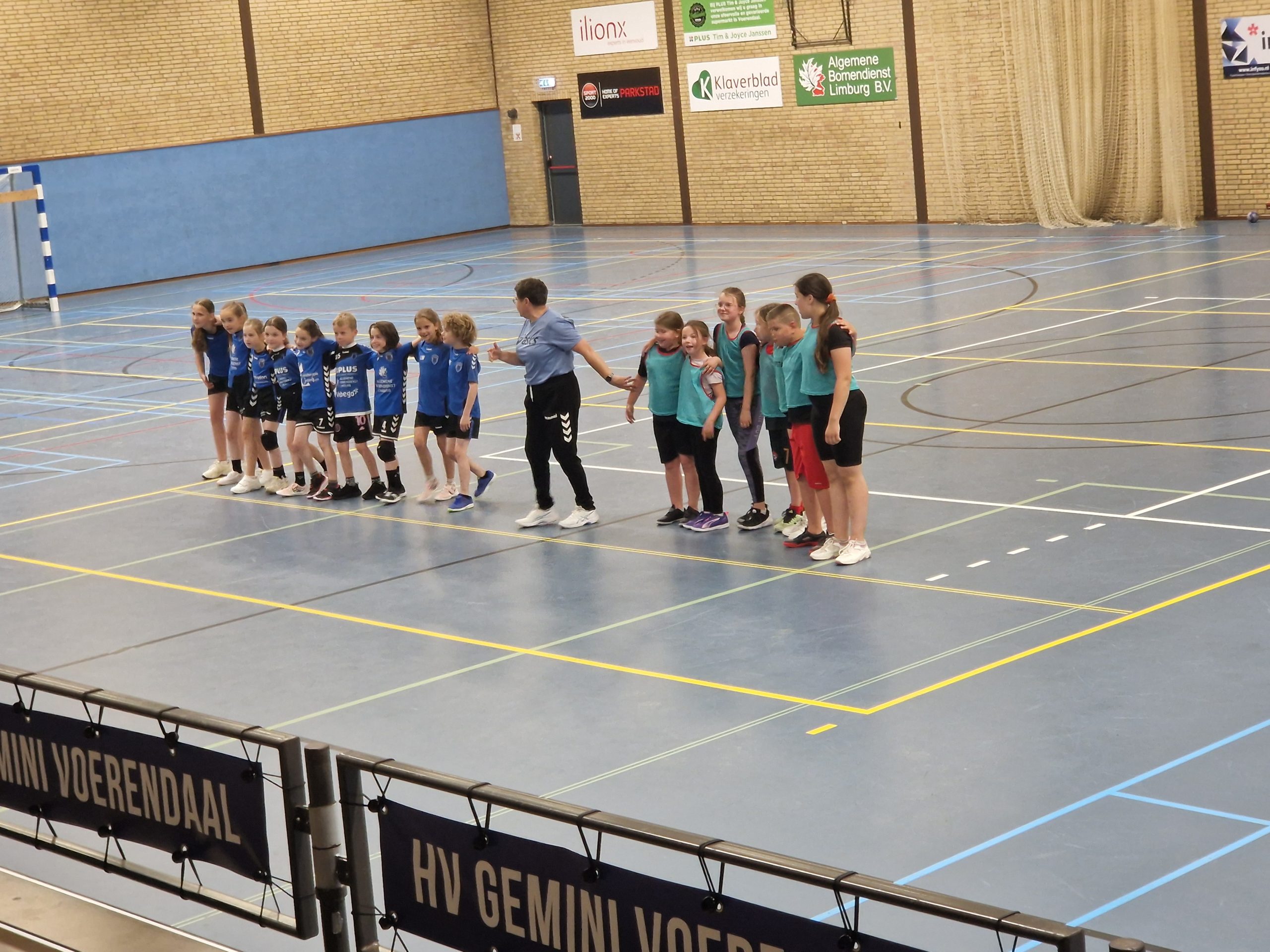 Eerste oefenwedstrijd jeugd