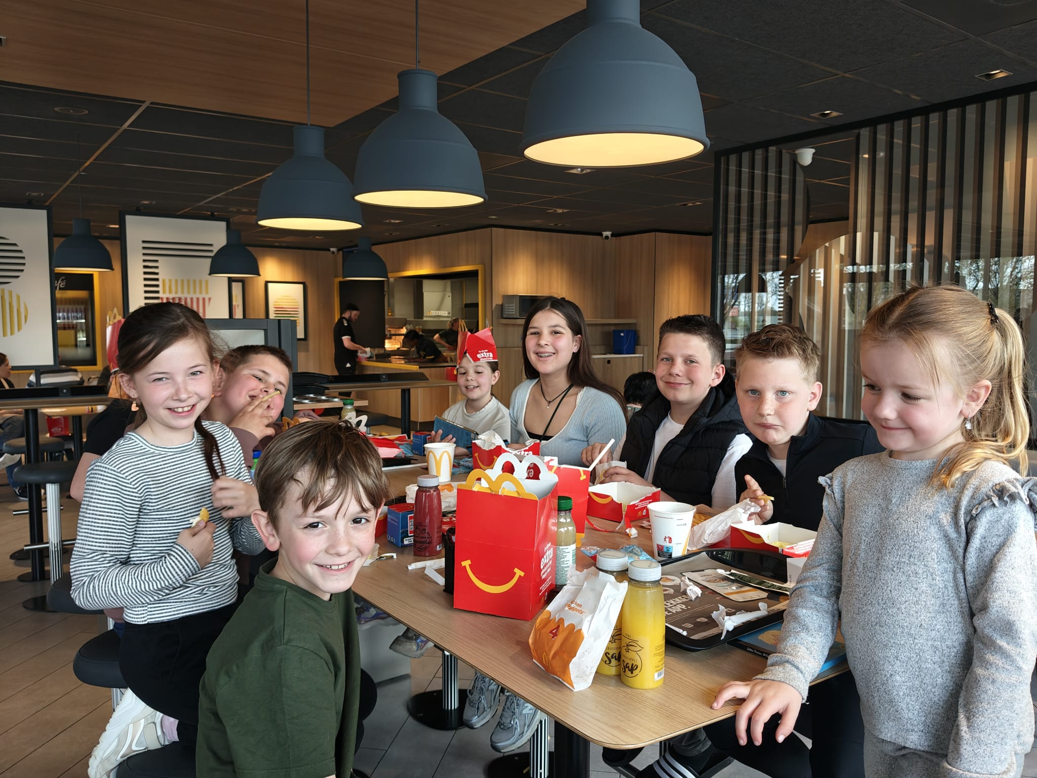 Einde seizoen, dus mc donalds